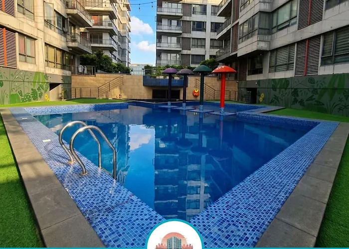 아파트 Bayview Family Near Moa I 2 Double Beds 마닐라